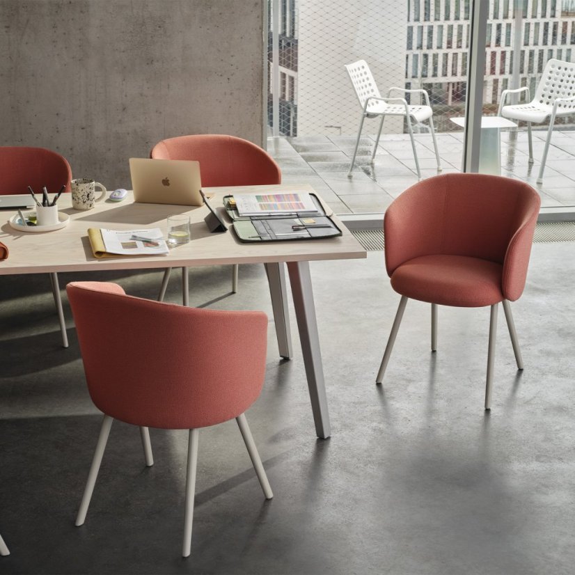 Vitra Mikado Armchair designové židle - Typy čalounění Mikado Armchair: Látka Nubia