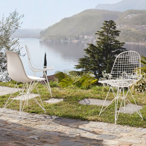 Vitra Wire Chair DKR wire base with cross struts