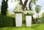 Lechuza CUBICO COTTAGE 40 samozavlažovací květináč bílá kompletní set