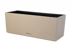 Samozavlažovací truhlík Lechuza BALCONERA STONE 50 písková béžová kompletní set