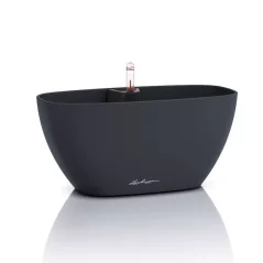 Lechuza NAVIO Color 10 samozavlažovací květináč břidlice kompletní set