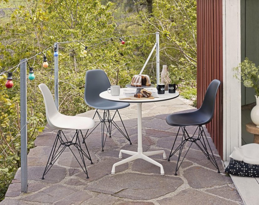 Vitra Eames DSR Chair šedo- fialová