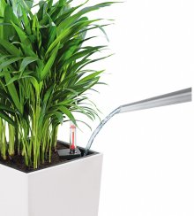 Lechuza CUBICO COLOR 30 samozavlažovací květináč bílá kompletní set