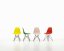 Vitra Eames Plastic Side Chair DSR různé barvy - Eames Plastic Side Chair DSR colors: red