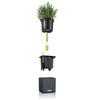 Lechuza CUBE GLOSSY GREEN WALL HOME WALL KIT samozavlažovací květináč scarlet kompletní set
