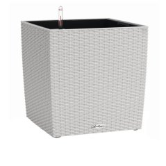 Lechuza CUBE COTTAGE 50 samozavlažovací květináč šedá kompletní set