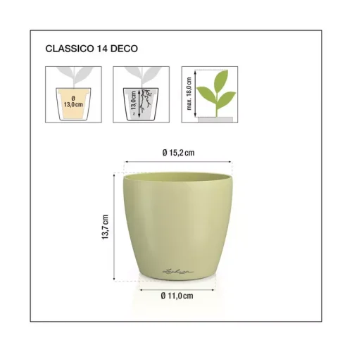 Lechuza CLASSICO COLOR DECO 14 lípově zelená