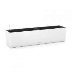 Samozavlažovací truhlík Lechuza BALCONERA COLOR 80 bílá kompletní set